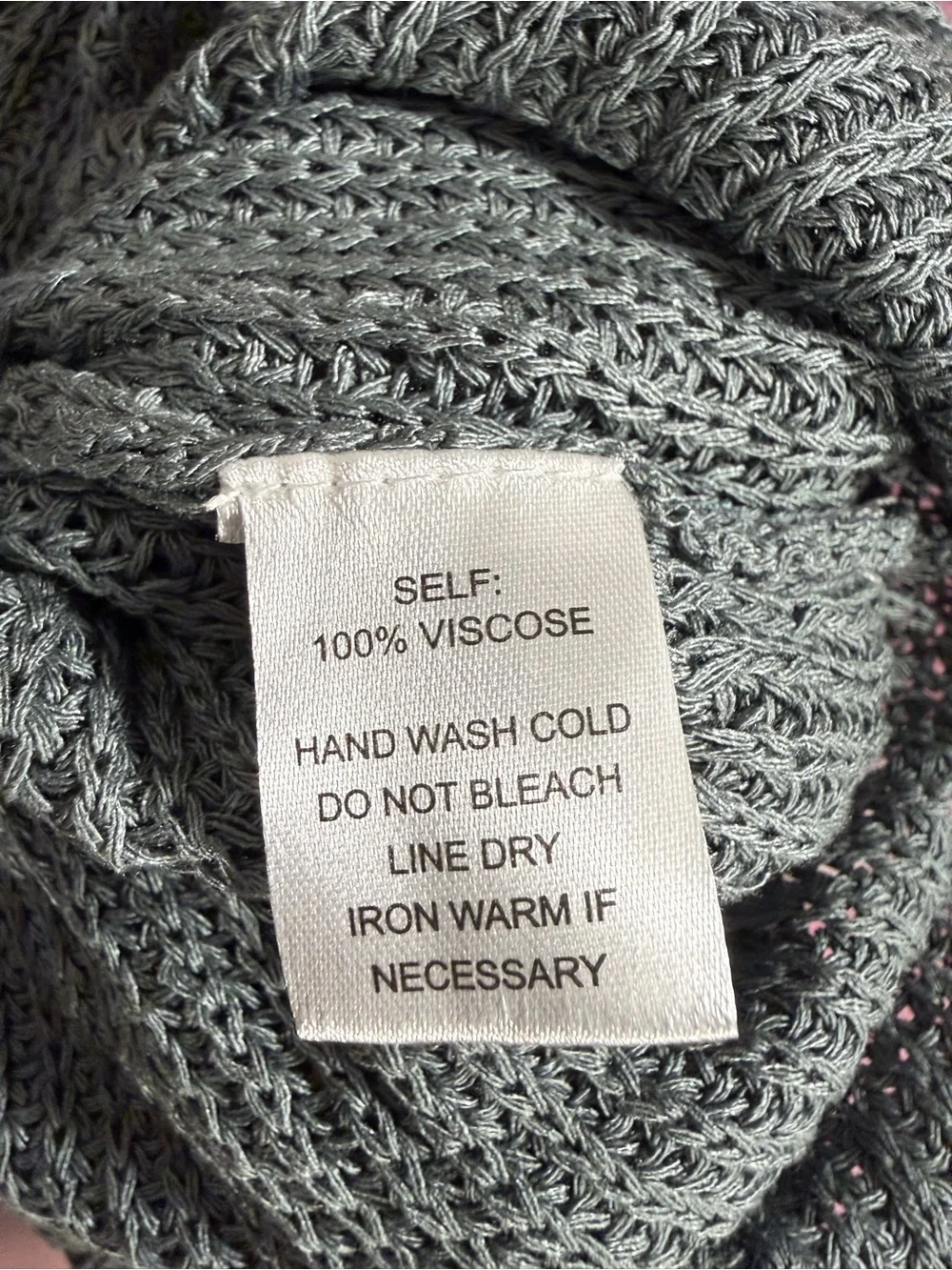 mittoshop Gray Knit V-Neck Tank Top